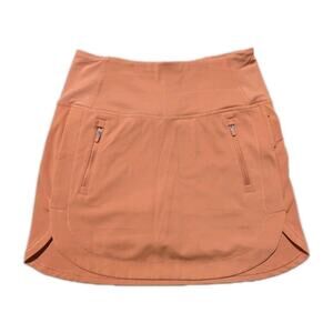 Athleta Fairway Golf Skort 16" Rust Orange Women’s XS Built-In Shorts Pockets